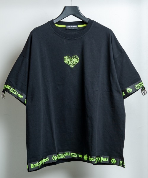 BACKSTAGE PASS（バックステージパス）の「MUMMY(マミー)2WAY ビッグシルエット パラシュートデザイン  カットソー（Tシャツ/カットソー・メンズ・ライム/ホワイト/ピンク/パープル系その他・FREE）」の16枚目の写真