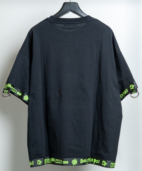 BACKSTAGE PASS（バックステージパス）の「MUMMY(マミー)2WAY ビッグシルエット パラシュートデザイン  カットソー（Tシャツ/カットソー・メンズ・ライム/ホワイト/ピンク/パープル系その他・FREE）」の17枚目の写真