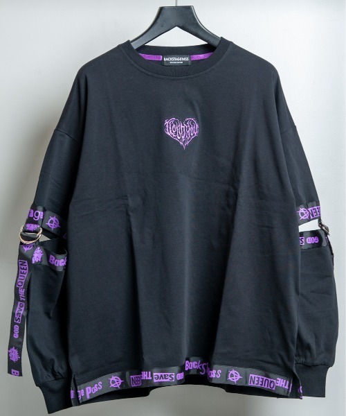 BACKSTAGE PASS（バックステージパス）の「MUMMY(マミー)2WAY ビッグシルエット パラシュートデザイン  カットソー（Tシャツ/カットソー・メンズ・ライム/ホワイト/ピンク/パープル系その他・FREE）」の22枚目の写真