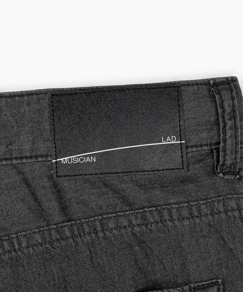 LAD MUSICIAN(ラッドミュージシャン)の「4.5oz GRADATION DENIM BAGGY PANTS(デニムパンツ・メンズ・ブラック系・42/44/46)」の9枚目の写真