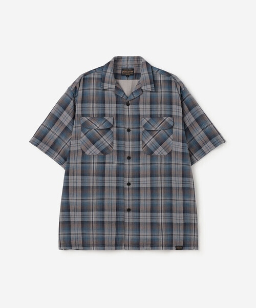 PENDLETON（ペンドルトン）の「PENDLETON | オープンカラー 半袖シャツ MEN（シャツ/ブラウス・メンズ・ブルー系その他/ブラウン系その他/グレー系その他・L/M）」の22枚目の写真