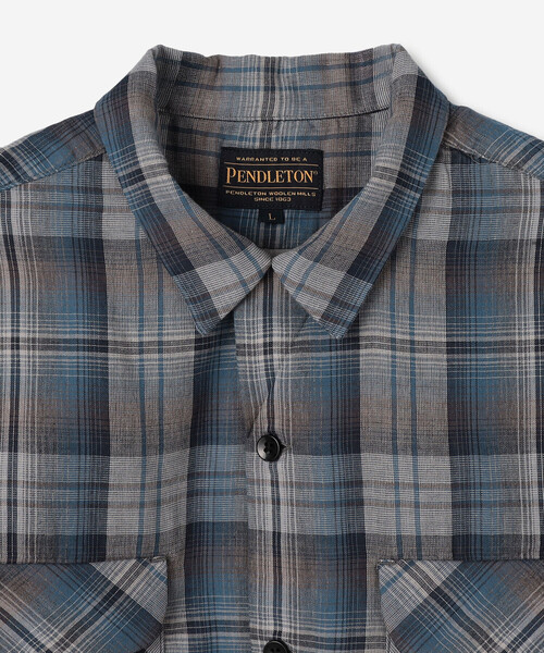 PENDLETON(ペンドルトン)の「PENDLETON | オープンカラー 半袖シャツ MEN(シャツ/ブラウス・メンズ・ブルー系その他/ブラウン系その他/グレー系その他・L/M)」の21枚目の写真