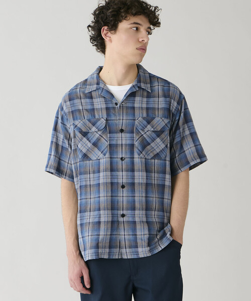 PENDLETON(ペンドルトン)の「PENDLETON | オープンカラー 半袖シャツ MEN(シャツ/ブラウス・メンズ・ブルー系その他/ブラウン系その他/グレー系その他・L/M)」の7枚目の写真