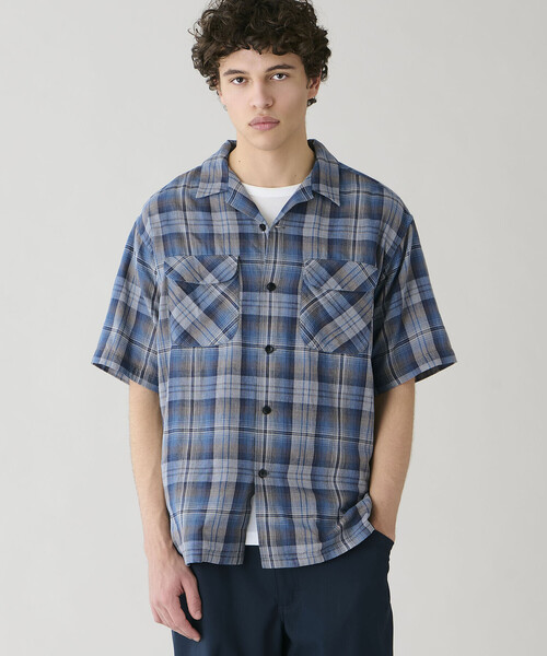 PENDLETON(ペンドルトン)の「PENDLETON | オープンカラー 半袖シャツ MEN(シャツ/ブラウス・メンズ・ブルー系その他/ブラウン系その他/グレー系その他・L/M)」の6枚目の写真