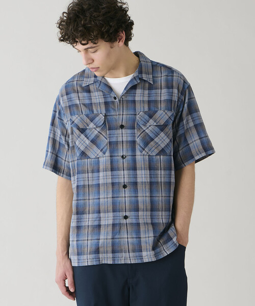 PENDLETON(ペンドルトン)の「PENDLETON | オープンカラー 半袖シャツ MEN(シャツ/ブラウス・メンズ・ブルー系その他/ブラウン系その他/グレー系その他・L/M)」の5枚目の写真