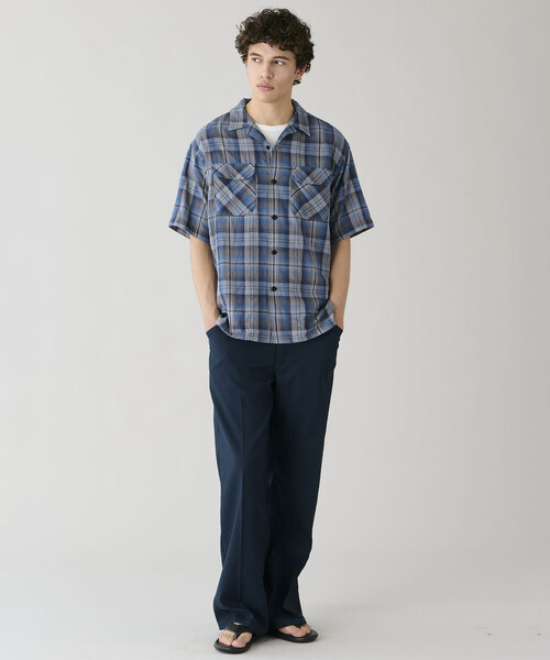 PENDLETON(ペンドルトン)の「PENDLETON | オープンカラー 半袖シャツ MEN(シャツ/ブラウス・メンズ・ブルー系その他/ブラウン系その他/グレー系その他・L/M)」の4枚目の写真