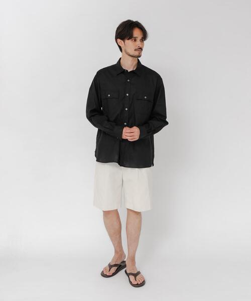BROOKS BROTHERS(ブルックスブラザーズ)の「『別注』BROOKS BROTHERS×URBAN RESEARCH PLEAT SHORTS(その他パンツ・メンズ・ブラック/ベージュ系その他・X-LARGE/LARGE/MEDIUM)」の10枚目の写真