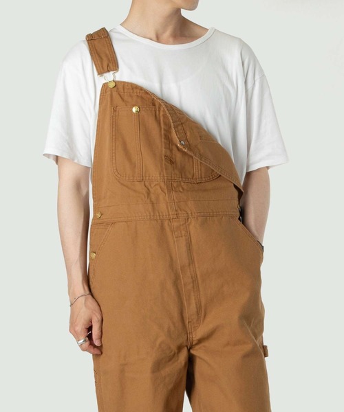 Dickies(ディッキーズ)の「Dickies / ディッキーズ DB100 11.75oz ヘビーウェイト オーバーオール(デニム/ダック)(サロペット/オーバーオール・メンズ・ブラック/インディゴブルー/ダークブラウン/ブラウン・36/34/32/38)」の6枚目の写真
