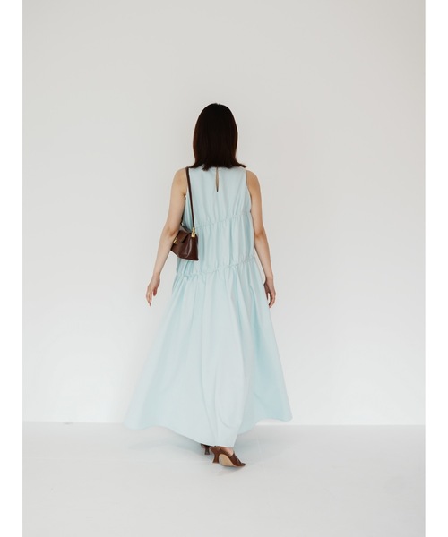 Katrin TOKYO(カトリーントーキョー)の「gather tiered onepiece(ワンピース・レディース・ブルー/ホワイト/ストライプ・FREE/XS)」の9枚目の写真