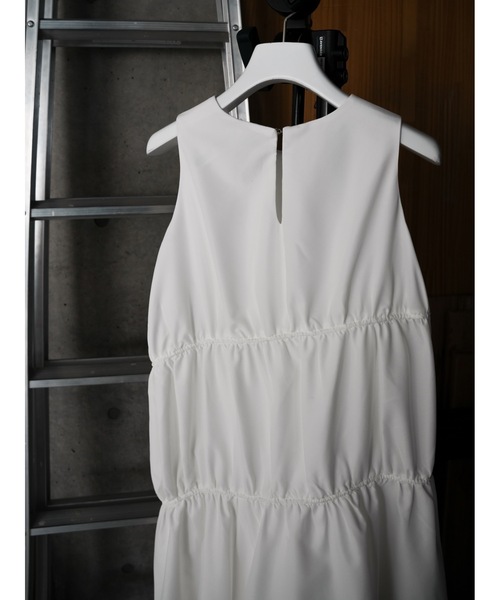 Katrin TOKYO(カトリーントーキョー)の「gather tiered onepiece(ワンピース・レディース・ブルー/ホワイト/ストライプ・FREE/XS)」の14枚目の写真