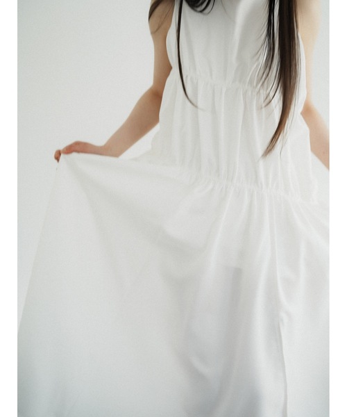Katrin TOKYO(カトリーントーキョー)の「gather tiered onepiece(ワンピース・レディース・ブルー/ホワイト/ストライプ・FREE/XS)」の19枚目の写真