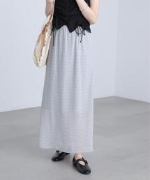 ◆花柄シアーナロースカート
