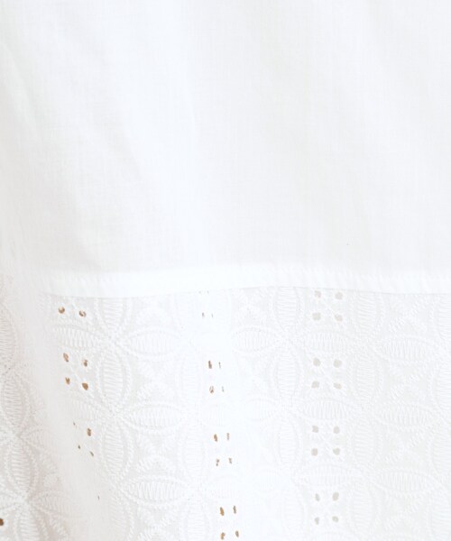 SHOO・LA・RUE(シューラルー)の「刺繍切り替え前あきブラウス(シャツ/ブラウス・レディース・ネイビー/イエロー系その他/ホワイト・04/03/02/01)」の18枚目の写真