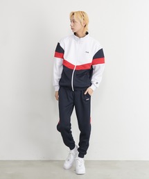 FILA | 【FILA/フィラ】上下セット ジャージ セットアップ トラックジャケット ジョガーパンツ 配色切替(セットアップ)