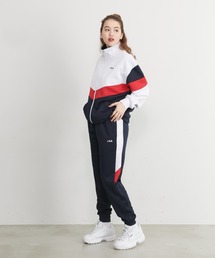 Karlas（カルラス）の「【FILA/フィラ】上下セット ジャージ セットアップ トラックジャケット ジョガーパンツ 配色切替（セットアップ）」