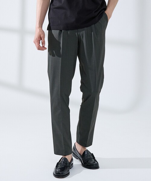 ABAHOUSE GRAY（アバハウスグレイ）の「【接触冷感】ハイブリッド スラックス（スラックス・メンズ・グレー/ネイビー/ブルー・44/50/48/46）」の2枚目の写真