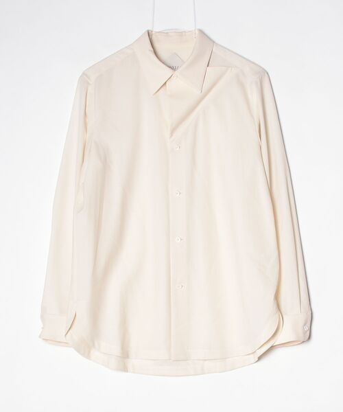 ETHOSENS(エトセンス)の「【ETHOSENS】Return shirt(シャツ/ブラウス・メンズ・ホワイト・1)」の1枚目の写真