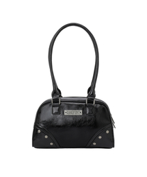 KHAKIPOINT（カーキポイント）の「Stud Boston Bag (black)（ボストンバッグ）」