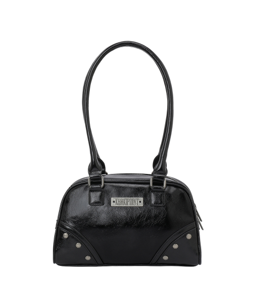 KHAKIPOINT（カーキポイント）の「Stud Boston Bag (black)（ボストンバッグ・レディース・その他・FREE）」の2枚目の写真