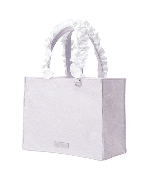 Maison de FLEUR（メゾンドフルール）の「ブルーマニアフリルハンドルスクエアトートバッグ（トートバッグ・レディース・ブルー系その他7・FREE）」の11枚目の写真