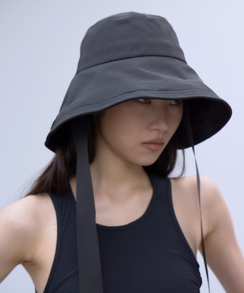 リボンデザインナイロンハット●THINGS THAT MATTER RIBBON DESIGN NYLON HAT / リボン デザイン ナイロン ハット（ハット
