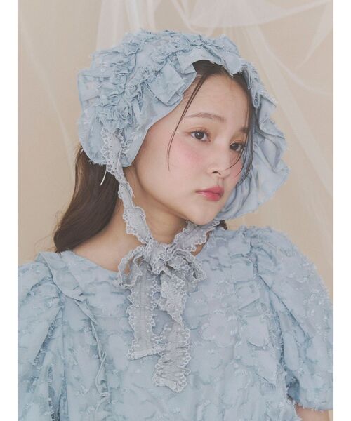 merry jenny(メリージェニー)の「シアーフリルヘッドドレス(その他ヘアアクセサリー・レディース・ブルー/ブラック/オフホワイト・FREE)」の10枚目の写真