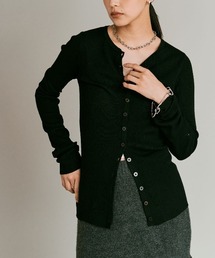 【W:Huku / ウールミックスライトニット】カーディガン / Wool Blend Lightweight Knit Cardigan