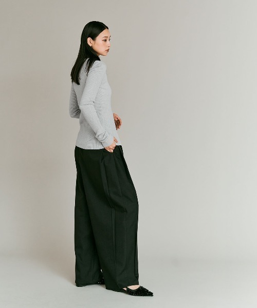 W:Huku(フーク)の「【W:Huku / ウールミックスライトニット】カーディガン / Wool Blend Lightweight Knit Cardigan(ニット/セーター・レディース・チャコール/ブラック/ライトグレー/ブラウン・FREE)」の16枚目の写真