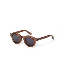 CALEE（キャリー）の「B/W TYPE WIDE RIM GLASSES ＜BEER COLOR＞（サングラス）」