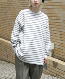ほぼシミヘン加工 リブスリーブプルオーバー