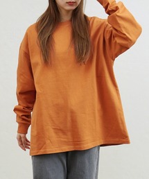 ほぼシミヘン加工 リブスリーブプルオーバー