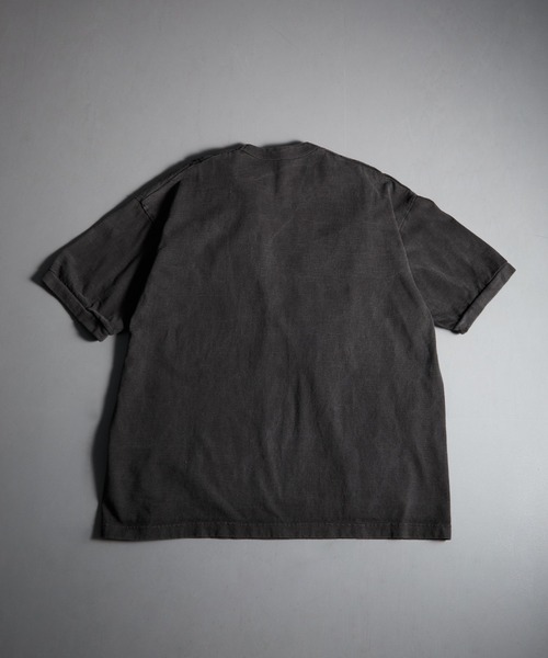 Carhartt WIP(カーハートダブリューアイピー)の「【MAISON CLUB】50's Brand Emblem Logo Tee / Made in Japan ピグメントダイ加工 日本製(Tシャツ/カットソー・メンズ・ネイビー/ブラック・L/M)」の11枚目の写真