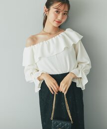 La boutique BonBon | 【程よい肌見せ】アシメワンショルブラウス(シャツ/ブラウス)