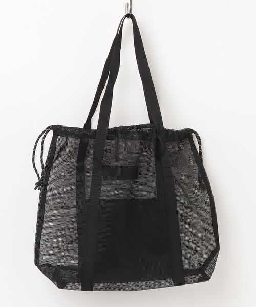 APPLEBUM(アップルバム)の「Mesh Totebag(ショルダーバッグ・メンズ・ブラック・FREE)」の5枚目の写真