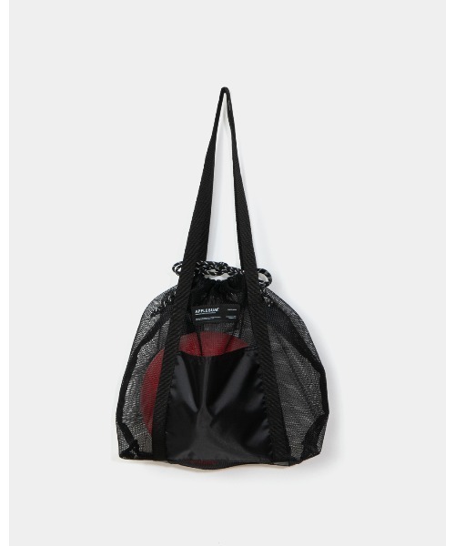 APPLEBUM(アップルバム)の「Mesh Totebag(ショルダーバッグ・メンズ・ブラック・FREE)」の2枚目の写真