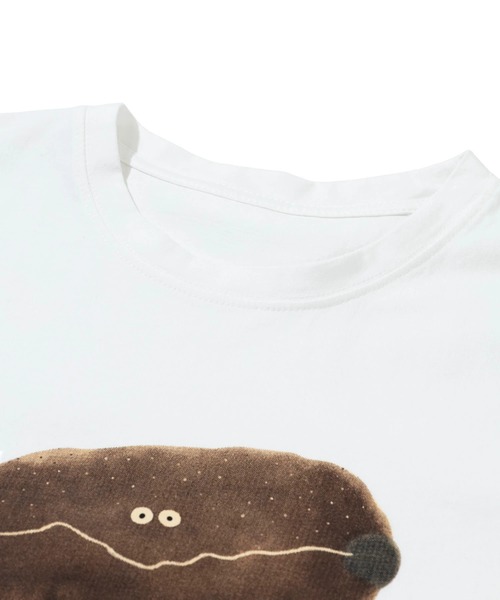 Colork(カラック)の「COLORK/カラック パン風 プリントTEE(Tシャツ/カットソー・レディース・ホワイト・FREE)」の2枚目の写真