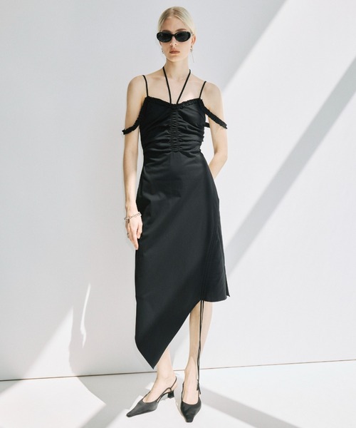GATHER DRAWSTRING CAMI DRESS/ギャザードロストキャミドレス