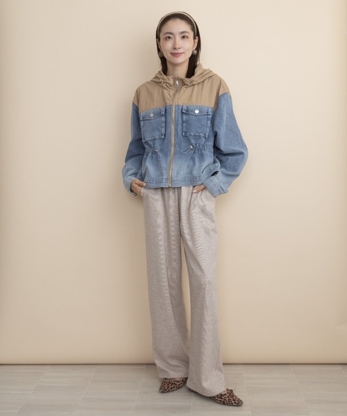 lodie（ロディ）の「リラックスカットパンツ（その他パンツ・レディース・ベージュ/グレー/チャコールグレー/ブラック・FREE）」の10枚目の写真