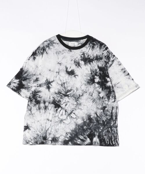 sunny branch(サニーブランチ)の「★ATELANE★タイダイ染めルーズシルエット半袖T(Tシャツ/カットソー・メンズ・ネイビー系/ホワイト・LARGE/MEDIUM)」の2枚目の写真