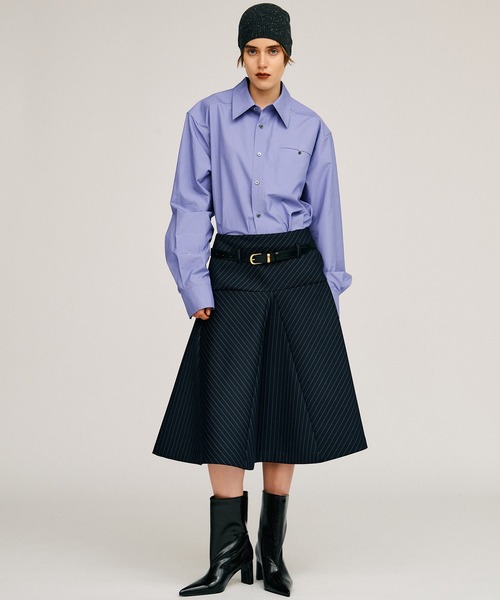 PRANK PROJECT(プランクプロジェクト)の「【2026Autumn Pre-Order】カラービッグシャツ / Color Big Shirt(シャツ/ブラウス・レディース・パープル/グリーン/ホワイト・FREE)」の12枚目の写真