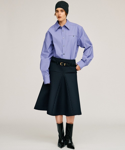 PRANK PROJECT(プランクプロジェクト)の「【2026Autumn Pre-Order】カラービッグシャツ / Color Big Shirt(シャツ/ブラウス・レディース・パープル/グリーン/ホワイト・FREE)」の13枚目の写真