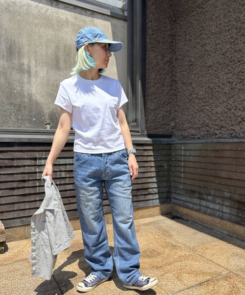 GREEN BOWL(グリーンボウル)の「グリーンボウル【GREEN BOWL】Denim Pants(デニムパンツ・レディース・ブルー・L/M)」の6枚目の写真
