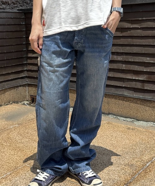 GREEN BOWL(グリーンボウル)の「グリーンボウル【GREEN BOWL】Denim Pants(デニムパンツ・レディース・ブルー・L/M)」の3枚目の写真