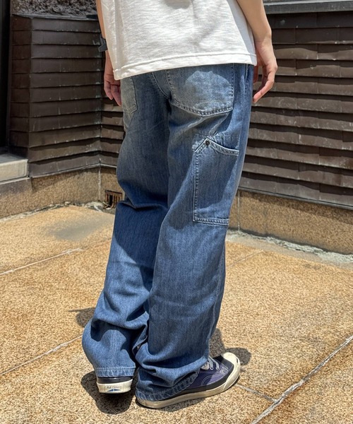 GREEN BOWL(グリーンボウル)の「グリーンボウル【GREEN BOWL】Denim Pants(デニムパンツ・レディース・ブルー・L/M)」の4枚目の写真