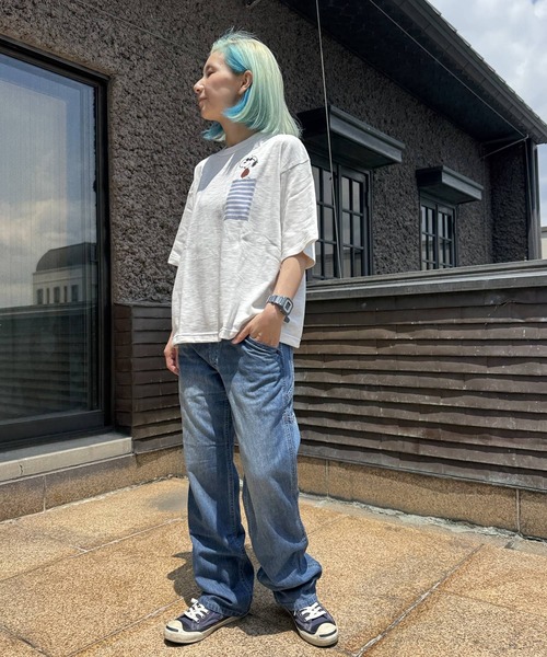 GREEN BOWL(グリーンボウル)の「グリーンボウル【GREEN BOWL】Denim Pants(デニムパンツ・レディース・ブルー・L/M)」の5枚目の写真