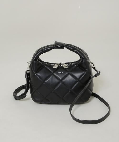 NANO universe(ナノユニバース)の「SINBONO/Vienna Crossbody Bag Quilting(ショルダーバッグ・レディース・アイボリー/ブラウン/ブラック・FREE)」の2枚目の写真