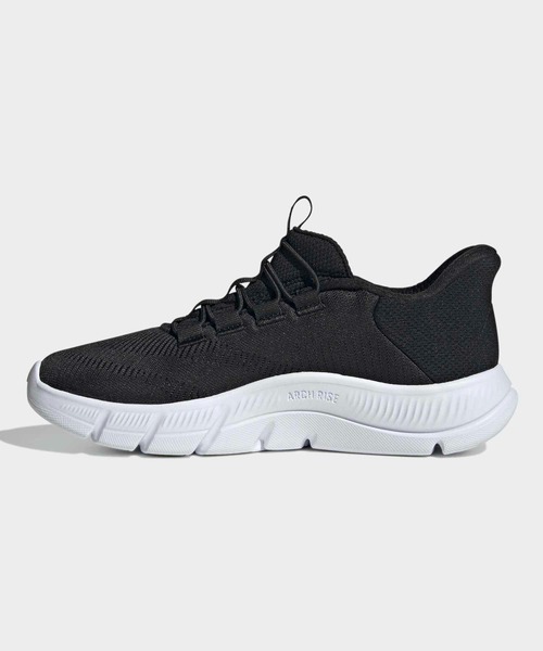adidas(アディダス)の「CLOUDFOAM フレックス ラピッドフィット / CLOUDFOAM FLEX RAPIDFIT / アディダス adidas(スニーカー・レディース・ブラック×ホワイト・22.0cm/22.5cm/23.0cm/23.5cm/24.0cm/24.5cm/25.0cm/25.5cm/26.0cm)」の6枚目の写真