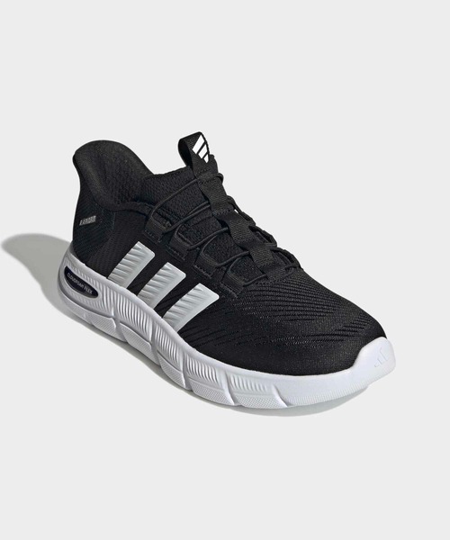 adidas(アディダス)の「CLOUDFOAM フレックス ラピッドフィット / CLOUDFOAM FLEX RAPIDFIT / アディダス adidas(スニーカー・レディース・ブラック×ホワイト・22.0cm/22.5cm/23.0cm/23.5cm/24.0cm/24.5cm/25.0cm/25.5cm/26.0cm)」の4枚目の写真