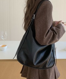 A4収納可 PUショルダーバッグ ユニセックス