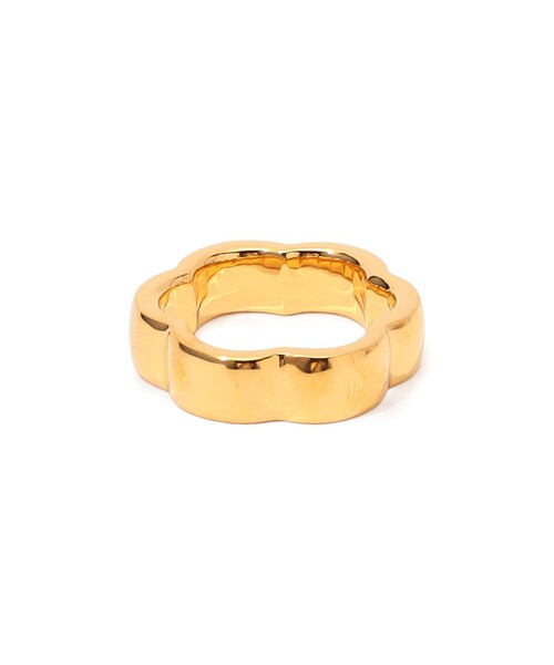 PLOW(プラウ)の「PLOW Flower Line Ring(リング・レディース・ゴールド・M)」の1枚目の写真